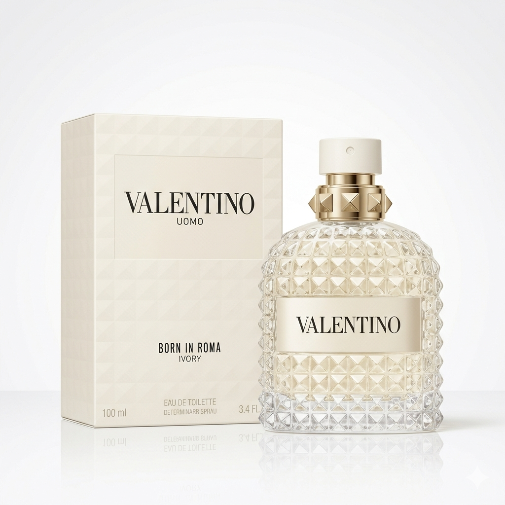 Valentino Uomo Born in Roma Ivory Eau de Toilette for Men 100ml / 3.4 oz
