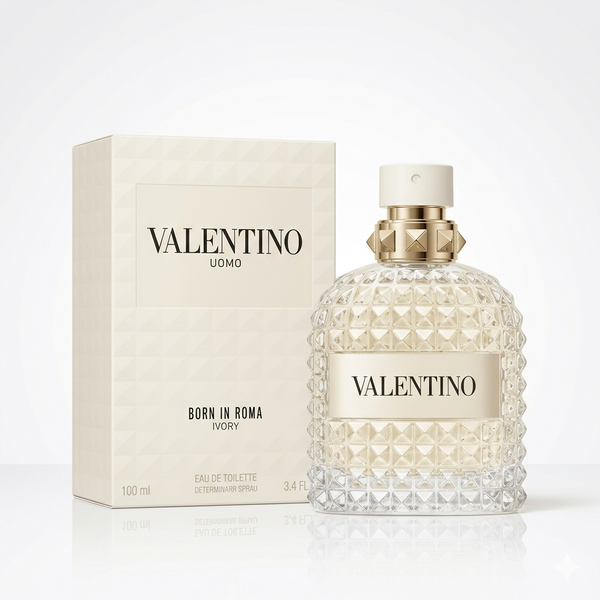 Valentino Uomo Born in Roma Ivory Eau de Toilette for Men 100ml / 3.4 oz