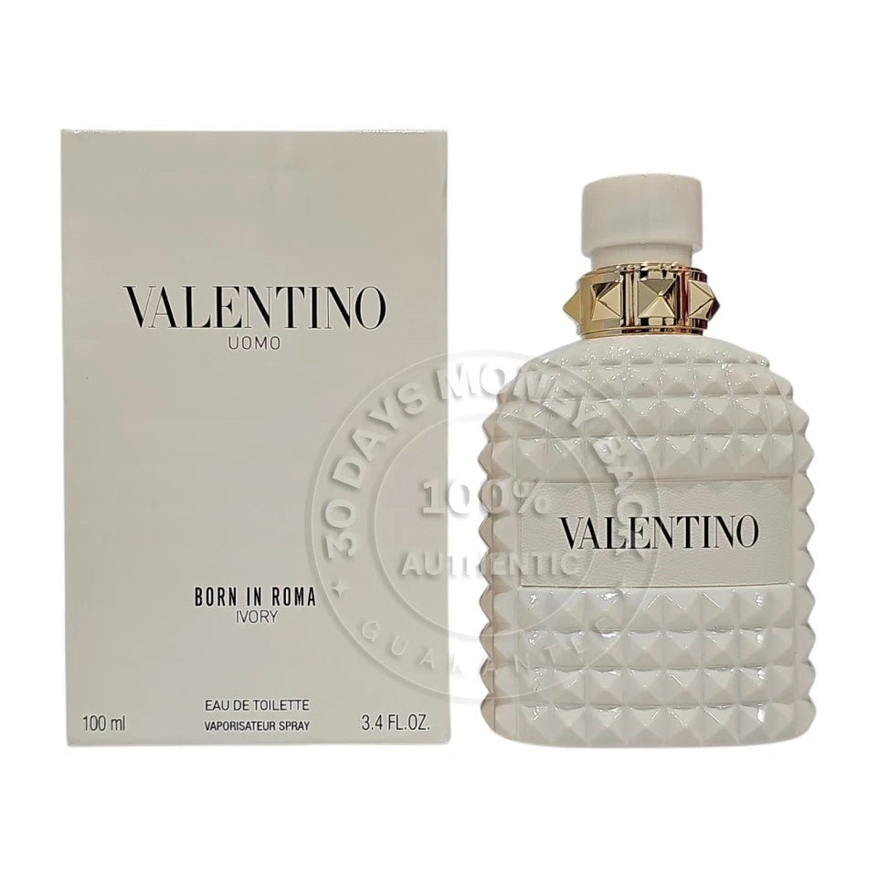 Valentino Uomo Born in Roma Ivory Eau de Toilette for Men 100ml / 3.4 oz