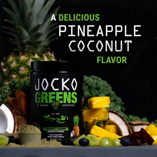 Jocko Fuel Daily Greens Powder | Organic Greens Superfood Blend 10.58 oz